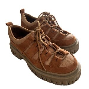 ASOS Design Manx Chunky Tan women’s shoes. Size: women’s 7